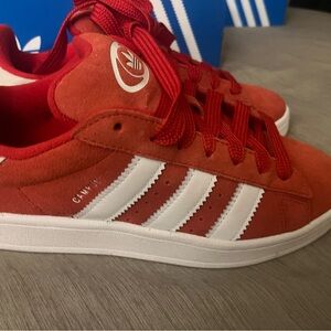 Adidas Kids Scarlet Red Sneakers